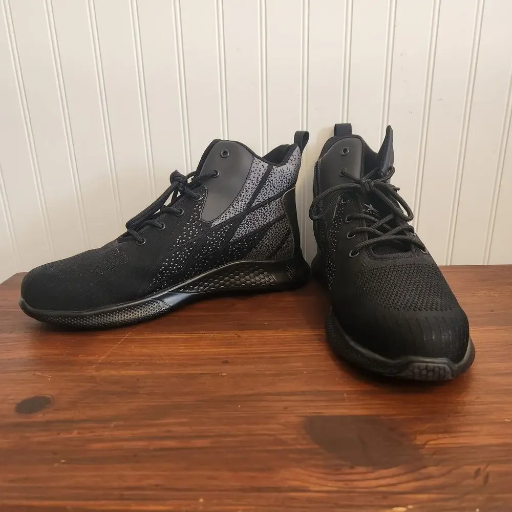 Nasonberg Men's Size 13.5 Work Boots Safety Shoes‎ Steel Toe Cap Sneakers